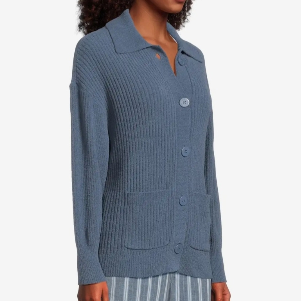 UGG Junipher Cardigan Lite in the color Desert Blue, M, NWT - Picture 8 of 16